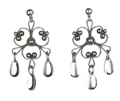 Bunadsøyrepynt oksidert