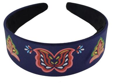 Hårbøyle til bunad, blå