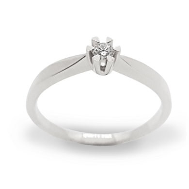 Diamantring 0,10 ct