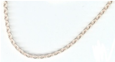 Gullkjede gult gull 0,40mm 45cm