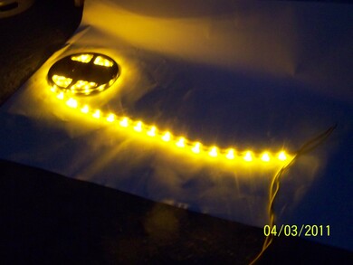 Orange led strip