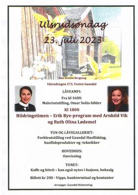 Ulsrudsøndag 23. juli 2023