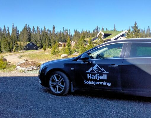 Hafjell Solskjerming servicebil