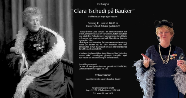 Clara Tschudi på Bauker