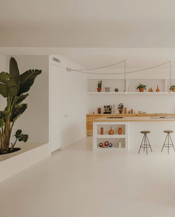 mikrosement i kjøkken