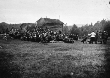 REF-0295 Ilbogen Soknedal-Rennebu ca 1950   - Misjonsstemne på Krokbekksetra .