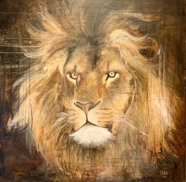 Big Lion 
80x80 cm 
11000,-