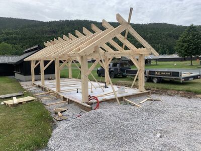 Smie i grindbygg, Dyrskuplassen i Seljord 2022
