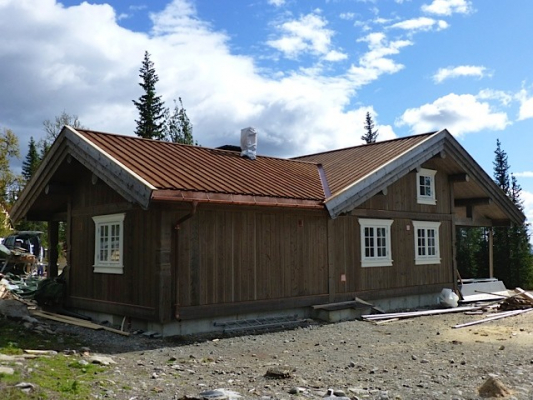 Tilbygg og rehabilitering - hytte Bjørnåsen, Ringsakerfjellet