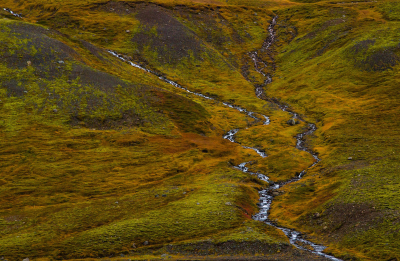 Islandsk natur. 
Foto Geir Lundli