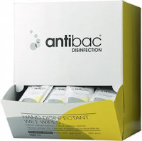 Antibac Hånddesinfeksjon 70%+, Våtserviett, Enkeltpakket