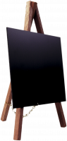 Blackboard tavle Mini 15x13, Bord, Mahogny