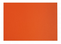 Plastplakat A7, Orange fluor