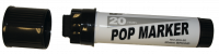 Tusj POP Marker Påfyllbar 20mm, Sort