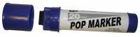 Tusj POP Marker Påfyllbar 20mm, Blå