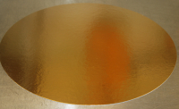 Kakebrett i gull Ø 34 cm