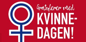 Gratulerer alle kvinner