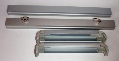 Aluminiumsrammer til 2-sidige skilt 