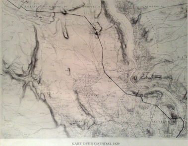 Kartblad: Gausdal 1829