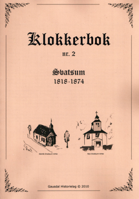 Klokkerbok nr 2 - Svatsum