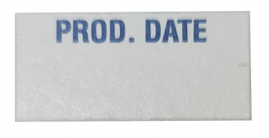 Etikett 26x12, Hvit 2, Prod Date