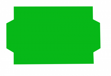 Fluoretikett Universal 26 x 16, Grønn 2