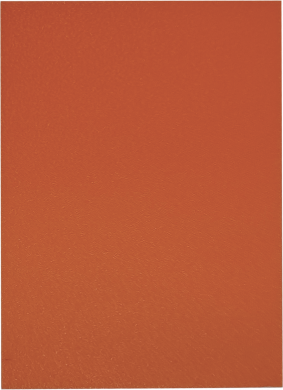 Plastplakat 50x70, Orange fluor