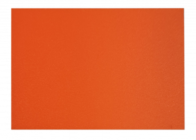 Plastplakat A7, Orange fluor
