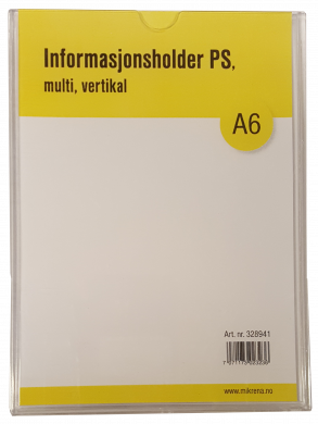 Informasjonsholder Multi PS A6, 1 ark