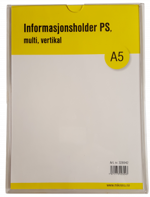 Informasjonsholder Multi PS A5, 1 ark