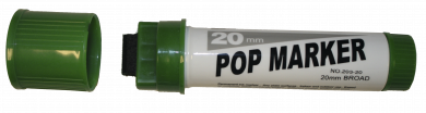 Tusj POP Marker Påfyllbar 20mm, Grønn