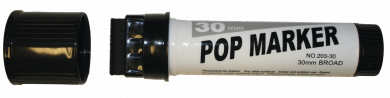 Tusj POP Marker Påfyllbar 30mm, Sort