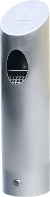 Askebeger Tube, 35 cm, børstet stål