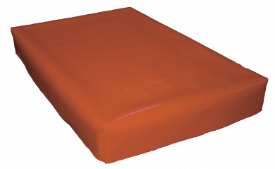 Palleovertrekk, 80x120cm, 2 palls Rød