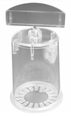 Plakatholder, for flaske, 50mm holder, Transparent
