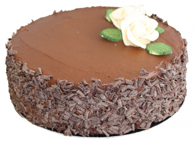 Mellomstor sjokoladekake