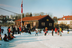 Skøyteløp på Tåsen i 1996