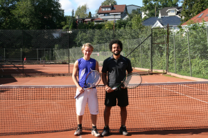 2009 - Tennisturnering. Sondre Bergo og Peter Girgis (1. og 2. plass)