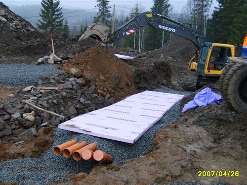 Graving av tomter 102072