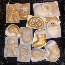 Sukker julepynt, spiselig