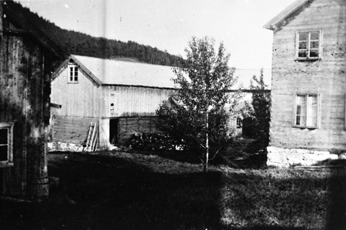 REF-0100 Furuly, Tverdal, Rennebu, ca 1937-38
Tunet på Furuly  (Kalvhåggån).