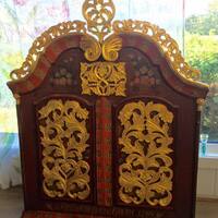 Restaurert Oppdal-skap fra 1798.