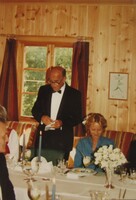 Bryllupsfest på klubbhuset august 1984