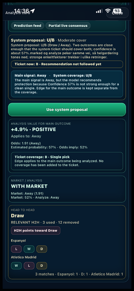 Turn analysis into actionable system suggestions