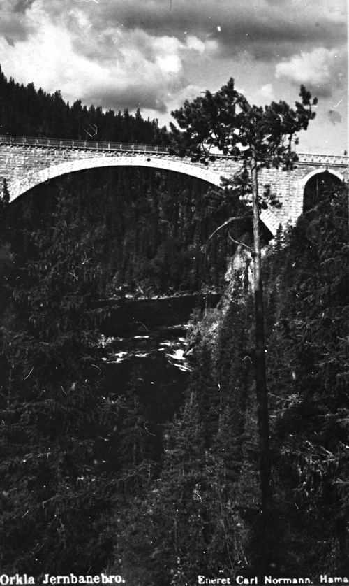 REF-0171 Ulsberg Rennebu  Orkla jernbanebru