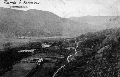 REF-0010 Garden Ramlo Grindal fra ca 1905
I bakgrunnengardane Gorset