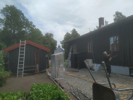 Den gamle panelen rives