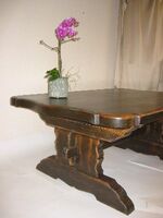 Salongbord med gudbrandsdals-
understell