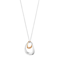 Offspring Pendant silver/rosegold Georg Jensen