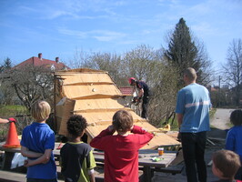 2009 - Vi river den gamle tennisboden på dugnad